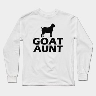 Goat Aunt Long Sleeve T-Shirt